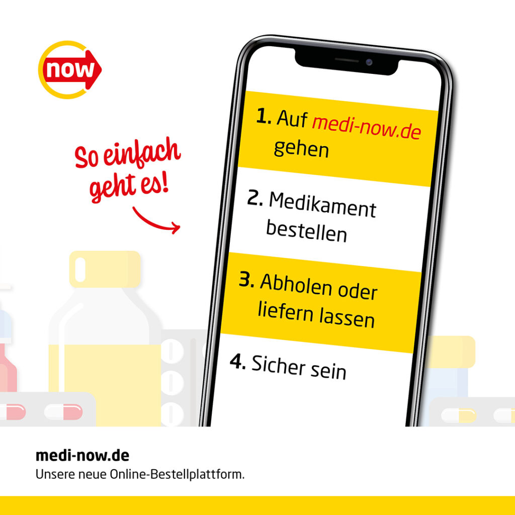 medi now - schneller zu Ihren Medikamenten